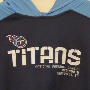 Onfield Reebok NFL Tennessee Titans Hoodie Men's Size Medium Navy/Titans Blue